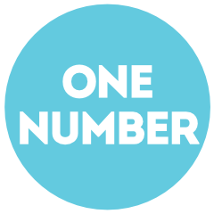 ONE NUMBER Logo